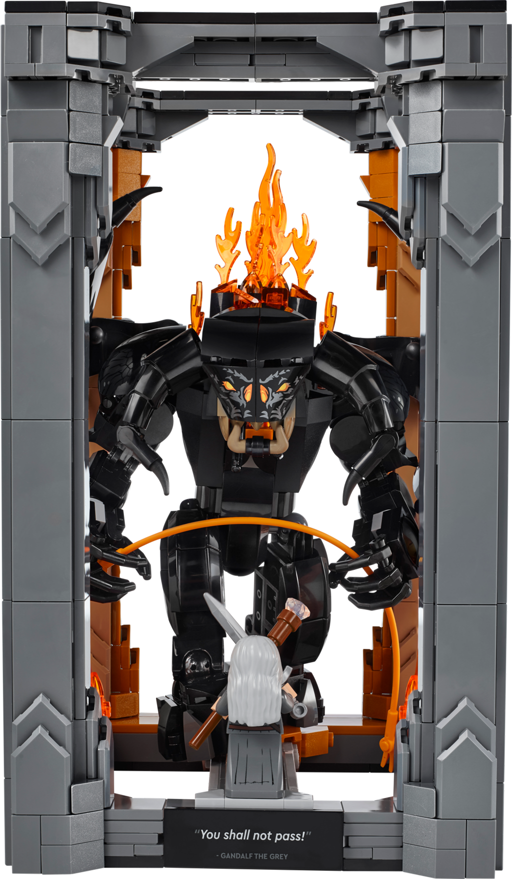 LEGO Lord of the Rings Balrog Set Sparks Fan Reactions Over Controversial Pose